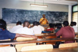 Eugene Redmond giving a lecture