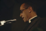 Wyatt Tee Walker speaking to an audience during a meeting at Tabernacle Baptist Church in Birmingham, Alabama.