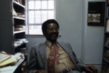 John Blassingame in office at Yale University, 1979.(John Blassingame 013)