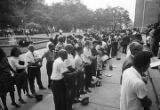 Civil rights demonstrators who had just participated in an SCLC march to the Jefferson County courthouse in Birmingham, Alabama.