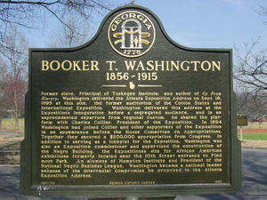 Booker T. Washington historical marker