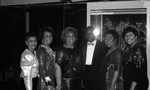 Jessie Mae Beavers posing with others at an event, Los Angeles, 1987