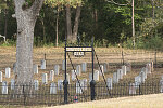 The Confederate Cemetery in Raymond, Mississippi, contains the graves of 140 Confederate soldiers killed in the U.S. Civil War's Battle of Raymond in 1863, or who later died from their wounds