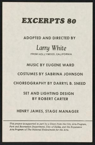 Program for Excerpts 80