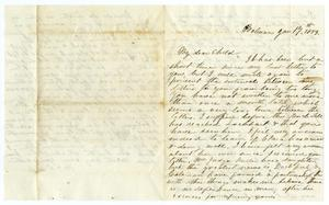 Letter from Maud C. Fentress to David W. Fentress, January 17, 1859