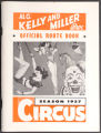 Al G. Kelly and Miller Bros. Circus Official Route Book Season 1957