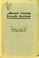 1904-1905 Catalogue of Lincoln Institute at Jefferson City, Missouri