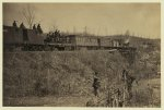 First  train across Bull Run Bridge, spring of 1863