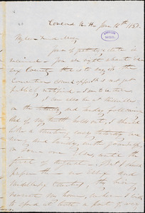 Letter from Parker Pillsbury, Concord, N[ew] H[ampshire], to Samuel May, 1850 June 12th