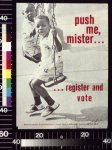 Push me, mister... register and vote