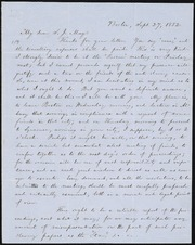 Letter to] My dear S. J. May [manuscript