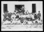 American Aid Keeps School Open. The school at Tuzi, Montenegro that was about to be closed because of the destitute condition of the children was kept open by the timely arrival of American Red Cross supplies. Now an American flag is a permanent fixture in the school house. These children were so ragged and naked that many of them could not attend. The Red Cross sent enough clothing to outfit each child and gave aid to the children's families