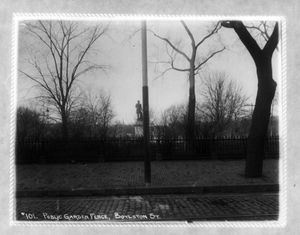 Public Garden fence, Boylston Street, Boston, Mass.