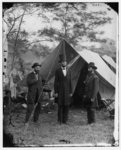 [Antietam, Md. Allan Pinkerton, President Lincoln, and Maj. Gen. John A. McClernand; another view]