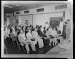 [African Americans at a meeting of the NAACP 1957 Campaign Planning Committee]