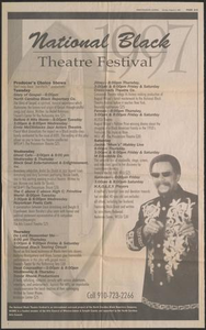 Flyer: National Black Theatre Festival