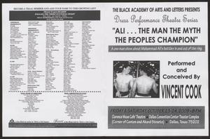 Program: Ali. . . The Man The Myth The Peoples Champion