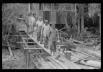 Negro stevedores returning to boat after unloading cargo at Venice, Louisiana