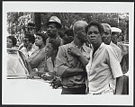 Birmingham, Alabama. Crowds wait along the funeral route of the girls murdered in the 16th Street Baptist Church bombing