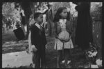 Children of Negroes dressed in Sunday best for ceremonies, memorial services. All Saint's Day, New Roads, Louisiana