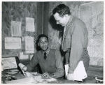 Negro GI (veteran of the U. S. armed forces) working with Army units at Marseille Garrison Area, France