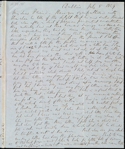 Thumbnail for Letter from Richard Davis Webb, Dublin, [Ireland], to Anne Warren Weston, July 5, 1849