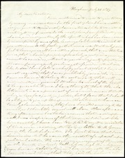 Letter to] My dear Caroline [manuscript