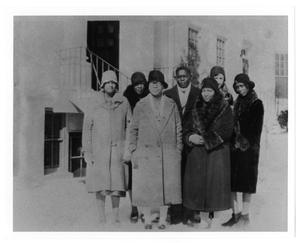 Photograph of Artemisia Bowden with Students, Family and Friends