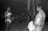 Dancer performing on stage with Bobby Moore and the Rhythm Aces at the Laicos Club in Montgomery, Alabama.