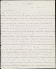 Copy of letter to] My dear friend [manuscript