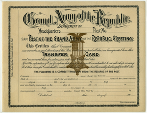 Transfer Card [certificate.]