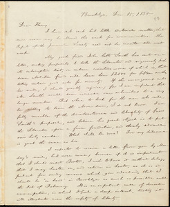 Thumbnail for Letter from William Lloyd Garrison, Brooklyn, [Conn.], to Henry Egbert Benson, Dec. 15, 1835