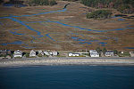 An October 2017 aerial view of a portion of the New Hampshire coastline, the shortest (18 miles) of any state, near Rye, below Portsmouth