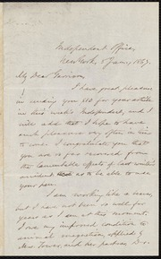 Letter to] My Dear Garrison [manuscript