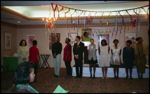 Row of Presenters and Award Recipients at Service to Youth Award Program