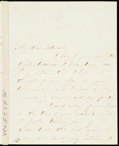 Letter from Lizzie S. Colburn, Dedham, [Mass.], to Deborah Weston, Oct. 12th / [1861]