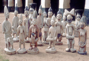 The Shango shrine of the Timi of Ede, Ede, Nigeria