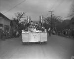 Float in an African American Mardi Gras parade in Mobile, Alabama.