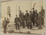 Gen. Irvin McDowell and staff at Arlington House, Va.