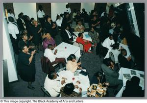 Bird's eye photograph of the Lipscomb Tribute attendees