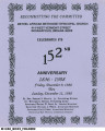 Bethel Church Anniversary Programs, 1988–2002