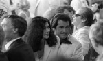 Wayne Newton at Boxing Match, Las Vegas, 1983