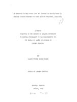 An analysis of the social life and customs of Africa found in African fiction mitten for young adults is published, 1925-1951, 1953