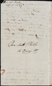 Letter to] Brother Phelps [manuscript