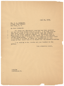 Letter from W. E. B. Du Bois to N.A.A.C.P.