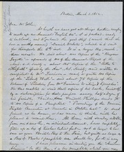 Letter to] Dear Mr. Estlin [manuscript