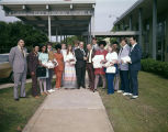 Group in front of the Elks Memorial Center, an assisted living facility on Chisolm Street in Montgomery, Alabama.