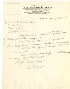 Thumbnail for Letter from H. S. Rourke to W. E. B. Du Bois