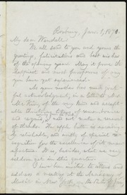 Letter to] My dear Wendell [manuscript