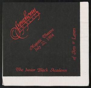 Symphony in Black napkins